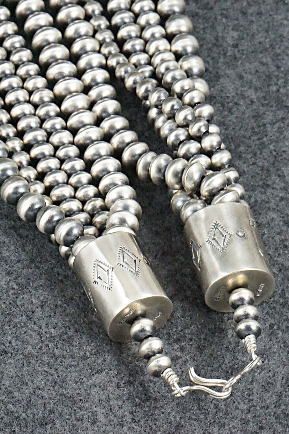 Sterling Silver Navajo Pearl Necklace - Jan Mariano