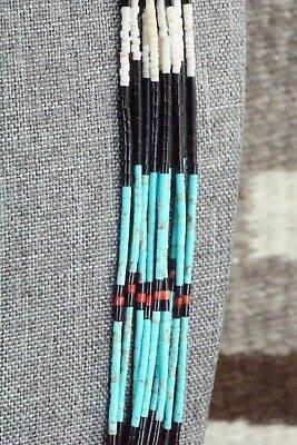 Santo Domingo Turquoise, Coral and Shell Necklace - Esquipula Tenorio