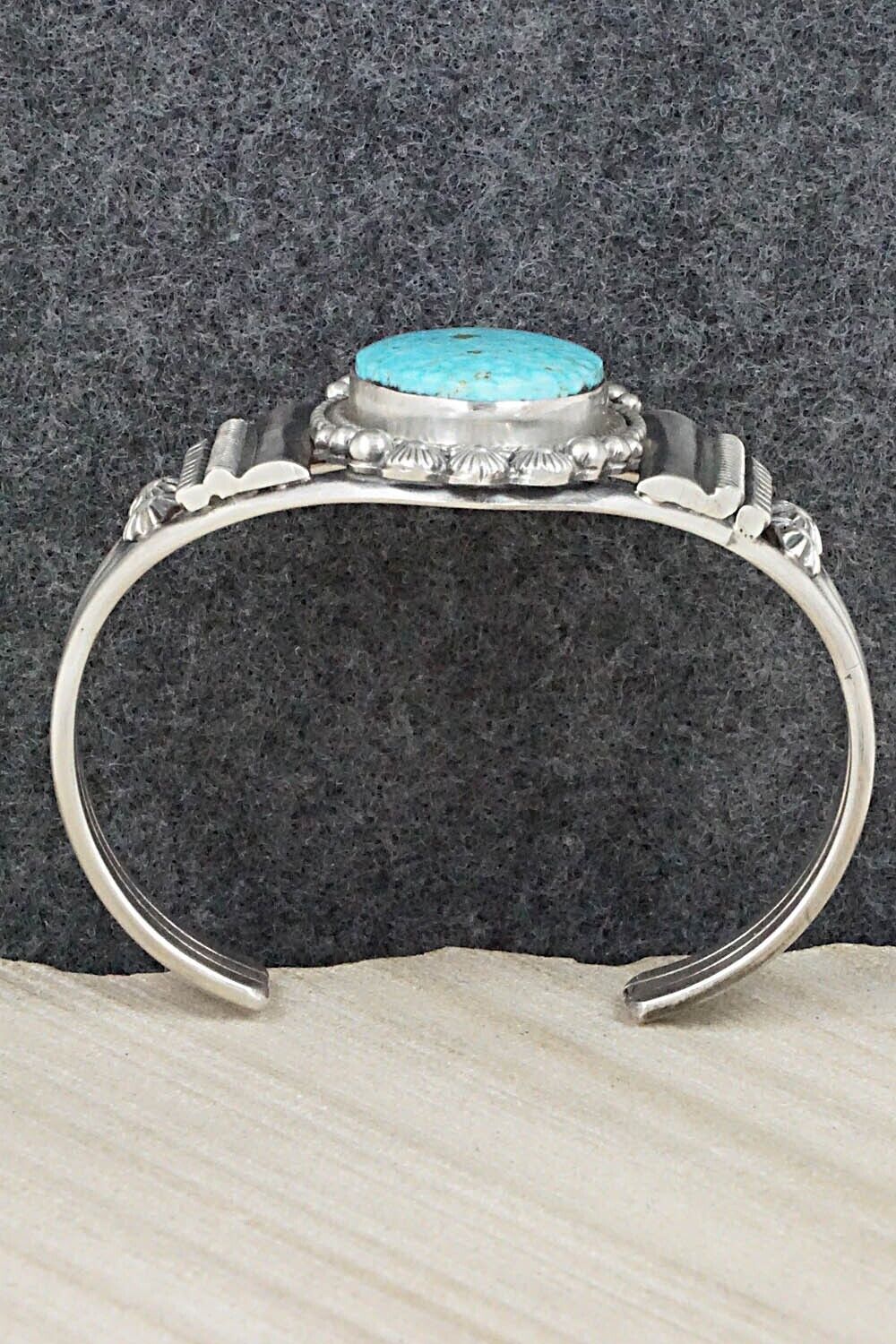 Turquoise & Sterling Silver Bracelet - Tom Lewis