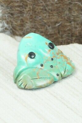 Frog Zuni Fetish Carving - Reynold Lunasee