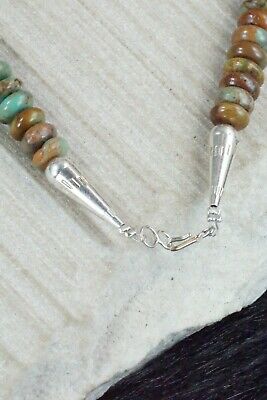 Turquoise & Sterling Silver Necklace - Navajo