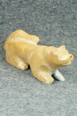 Mountain Lion Zuni Fetish Carving - Enrike Leekya