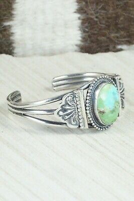 Turquoise and Sterling Silver Bracelet - Leon Martinez