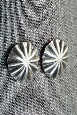 Navajo Sterling Silver Earrings - Arlene Soce