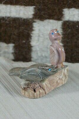 Bird Zuni Fetish Carving - Taylor Gia - High Lonesome Trading