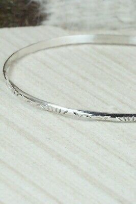 Sterling Silver Bangle - Elaine Tahe