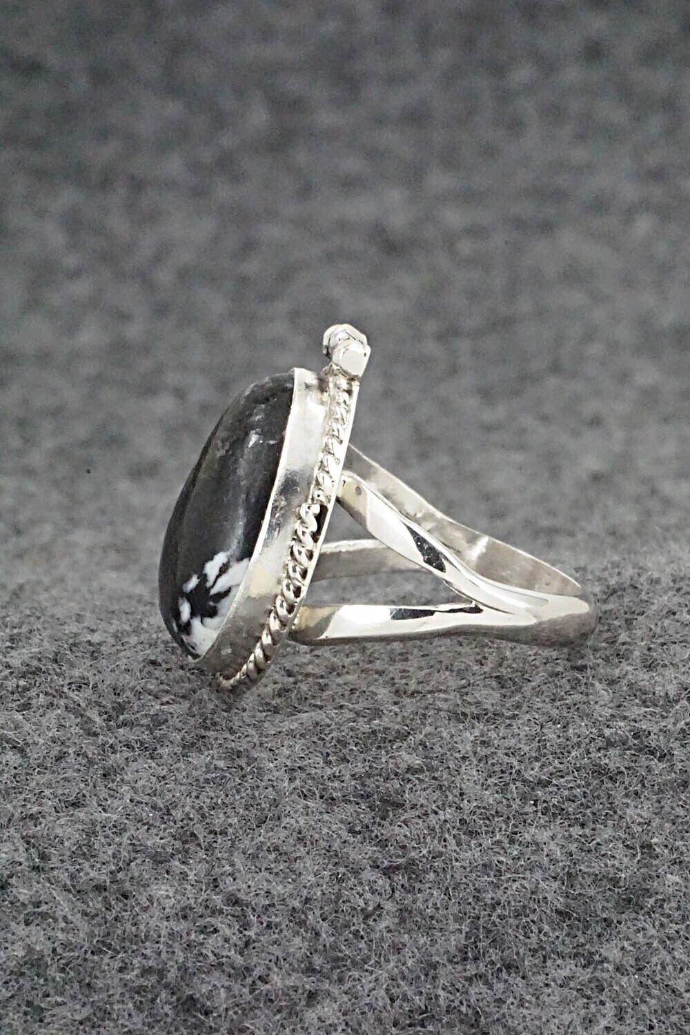 White Buffalo & Sterling Silver Ring - Benjamin Martinez - Size 7