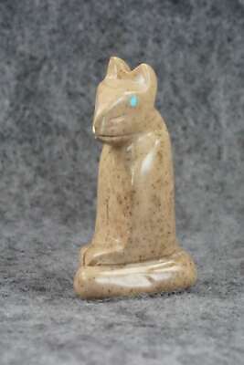 Mountain Lion Zuni Fetish Carving - Gilbert Lonjose