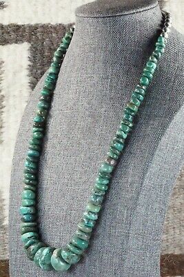 Turquoise & Sterling Silver Necklace - Navajo