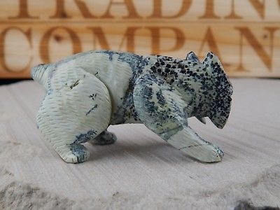 Bobcat Zuni Fetish Carving - Lance Cheama - High Lonesome Trading