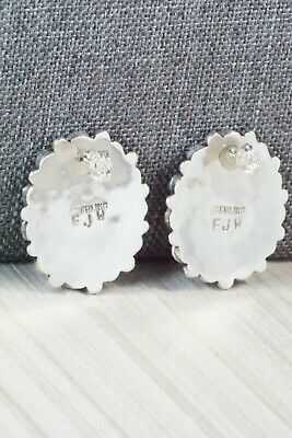 Turquoise & Sterling Silver Earrings - Eunise Wilson