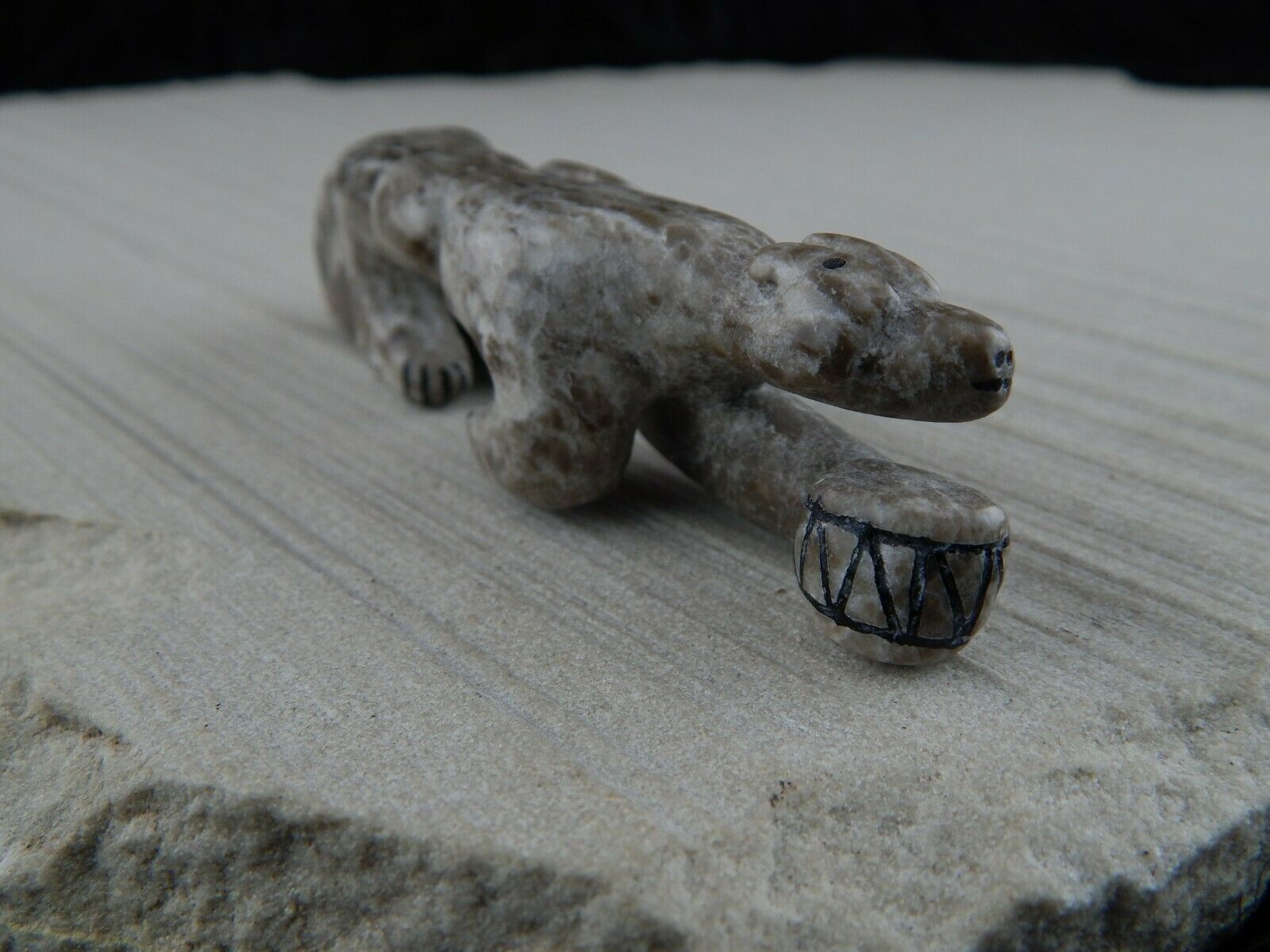 Mountain Lion Zuni Fetish Carving - Rickson Kallestewa - High Lonesome Trading