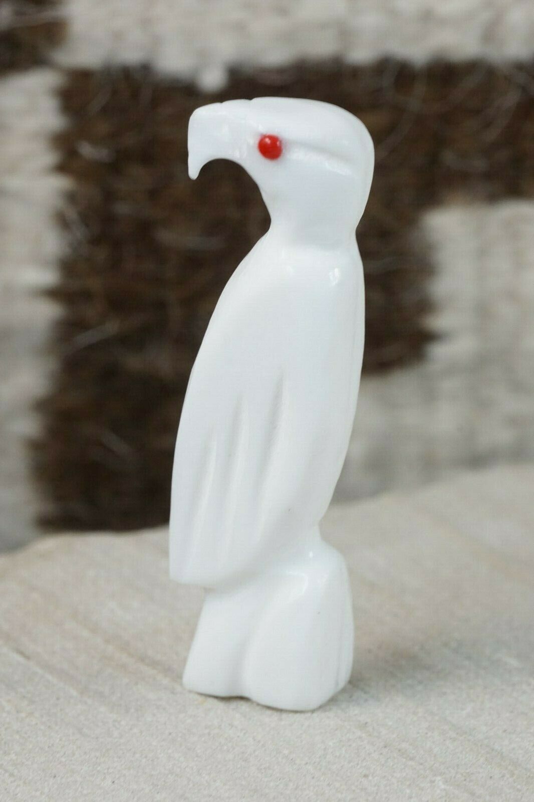 Eagle Zuni Fetish Carving - Lance Deysee - High Lonesome Trading