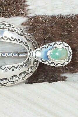 Royston Turquoise & Sterling Silver Hair Barrette - Michael Thompson