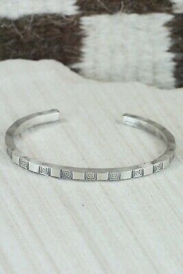 Navajo Sterling Silver Bracelet - Elaine Tahe