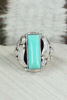 Turquoise & Sterling Silver Ring - Davey Morgan - Size 7.25