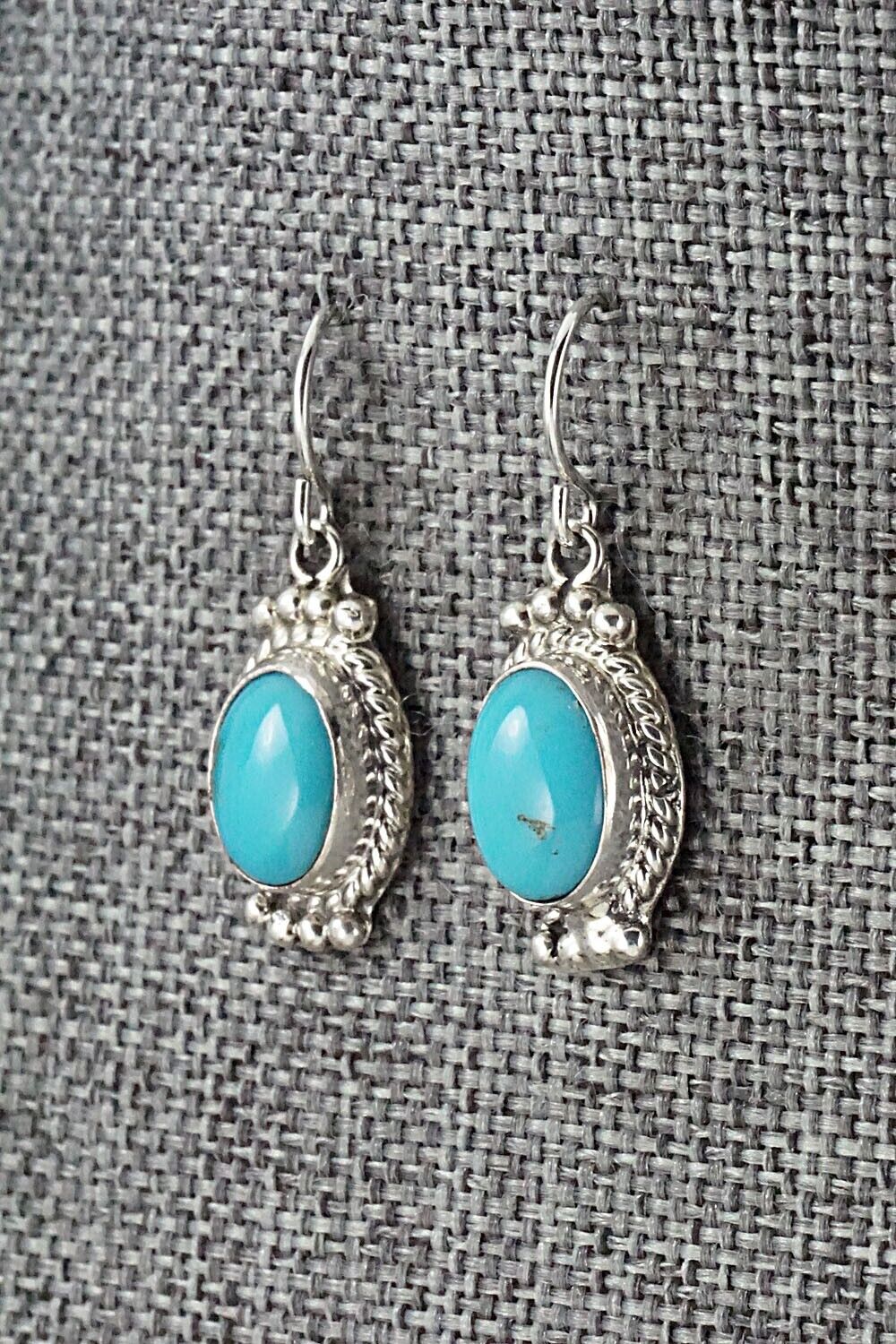 Turquoise & Sterling Silver Earrings - Jan Mariano