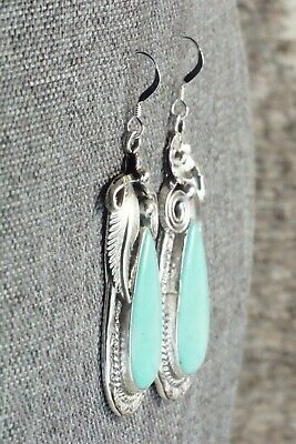 Turquoise & Sterling Silver Earrings - Davey Morgan