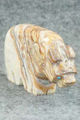 Bear Zuni Fetish Carving - Reynold Lunasee