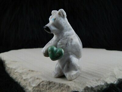Bear Zuni Fetish Carving - Louise Ponchuella - High Lonesome Trading