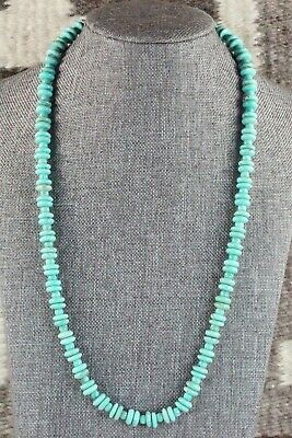 Turquoise & Sterling Silver Necklace - Navajo