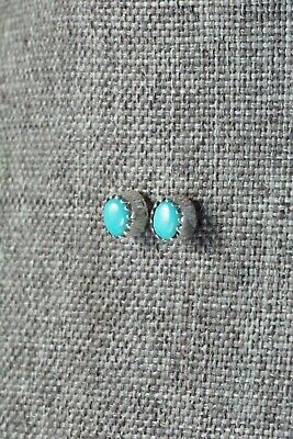 Turquoise & Sterling Silver Earrings - Annie Spencer
