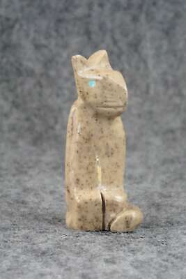 Mountain Lion Zuni Fetish Carving - Gilbert Lonjose