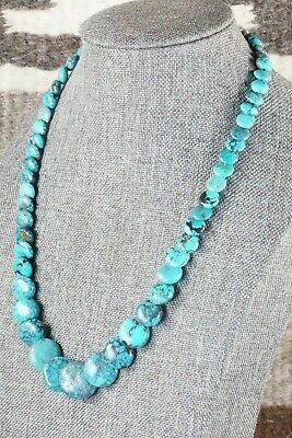 Turquoise & Sterling Silver Necklace - Native American