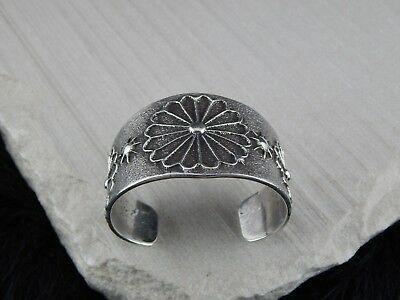 Navajo Sterling Silver Bracelet - Delbert Arviso - High Lonesome Trading