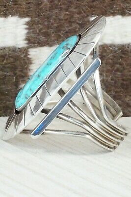 Turquoise & Sterling Silver Bracelet - Navajo