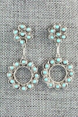 Turquoise & Sterling Silver Earrings - Waylon Johnson