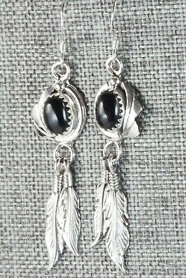 Onyx & Sterling Silver Earrings - Judy Largo