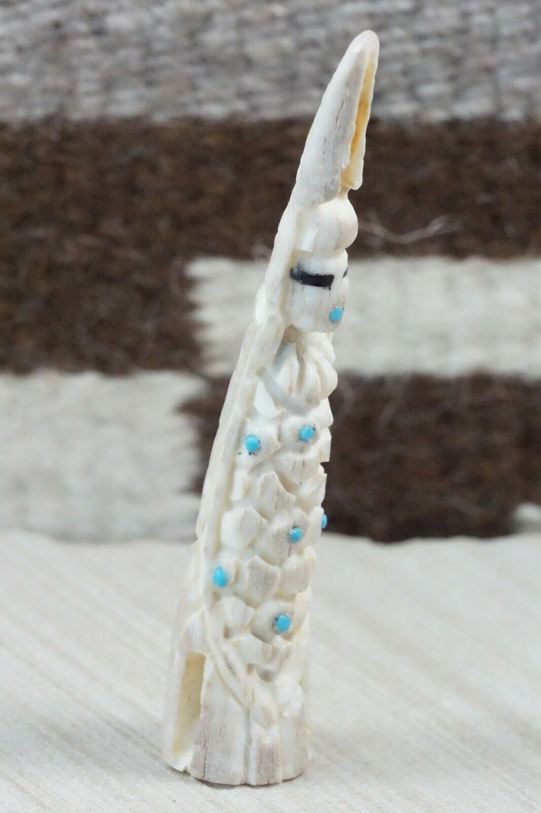 Corn Maiden Zuni Fetish Carving - Jerrold Lahaleon