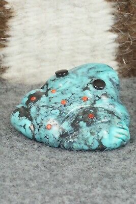 Frog Zuni Fetish Carving - Reynold Lunasee