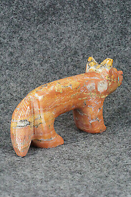 Wolf Zuni Fetish Carving - Ronnie Lunasee