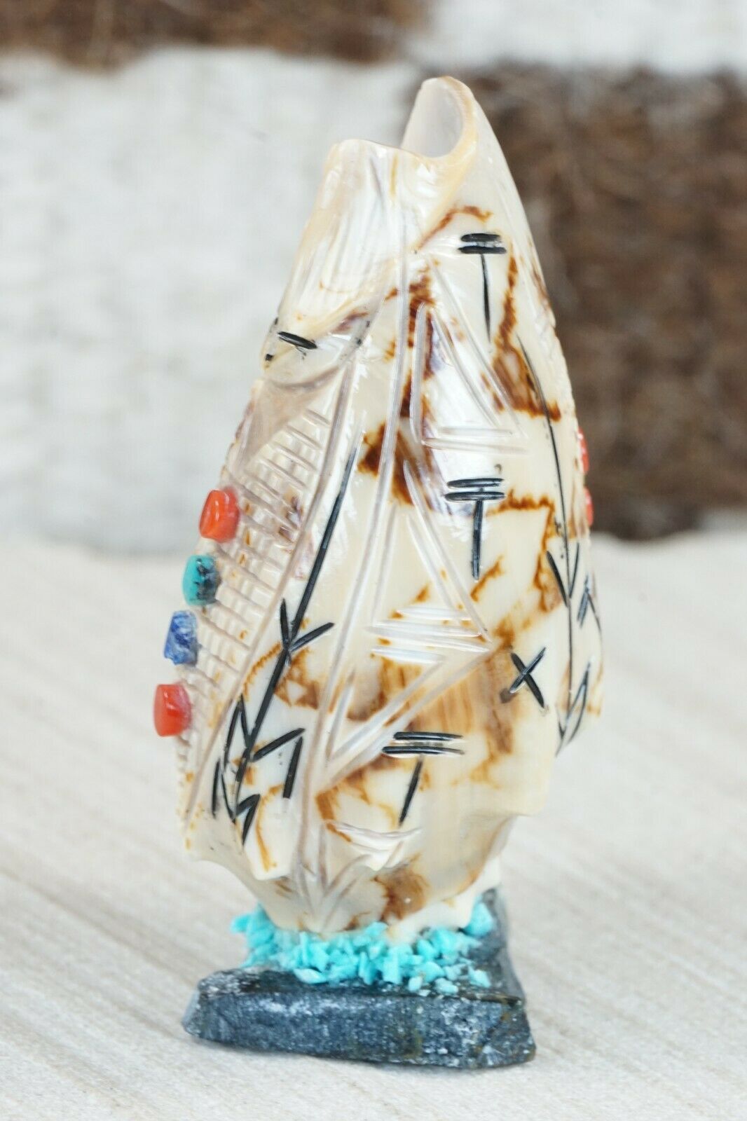 Corn Maiden Zuni Fetish Carving - Gloria Chattin