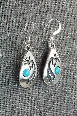 Turquoise & Sterling Silver Earrings - Sharon McCarthy