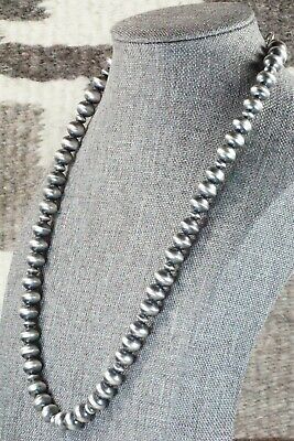 Sterling Silver Navajo Pearl Necklace - Preston Haley