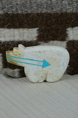 Bear Zuni Fetish Carving - Bernard Laiwakete - High Lonesome Trading