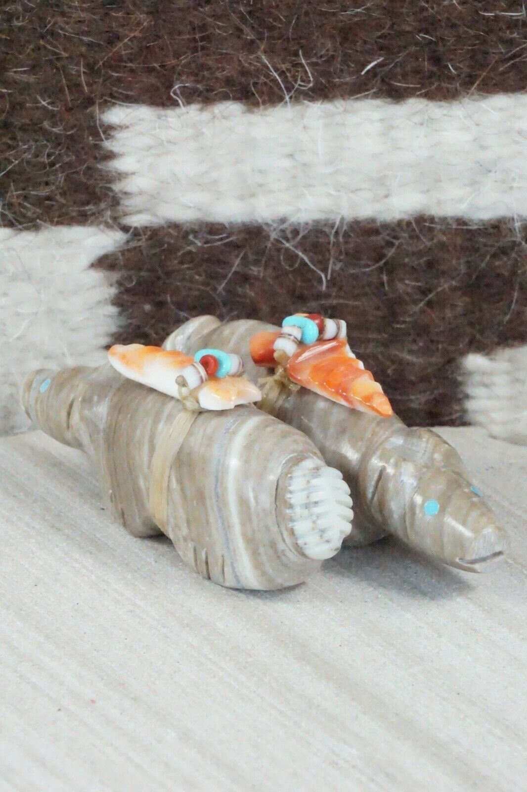 Wolf Zuni Fetish Carving - Peter Gasper