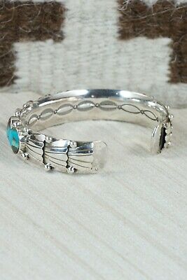 Navajo Turquoise & Sterling Silver Bracelet - Native American