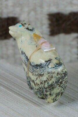 Wolf Zuni Fetish Carving - Delvin Leekya - High Lonesome Trading
