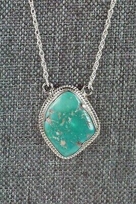 Navajo Turquoise & Sterling Silver Necklace - Annie Spencer