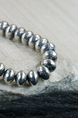 Navajo Sterling Silver Pearl Necklace - Jan Mariano