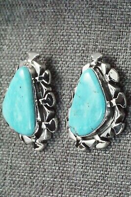 Turquoise and Sterling Silver Earrings - Sharon McCarthy