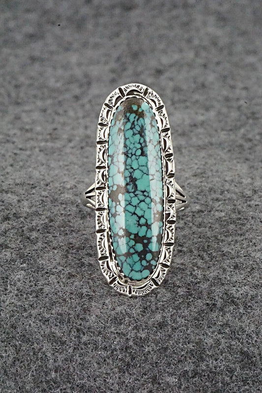 Turquoise & Sterling Silver Ring - Mike Smith - Size 7
