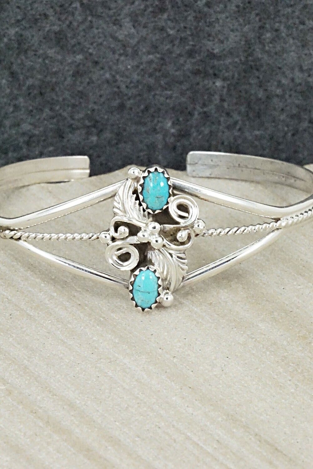 Turquoise & Sterling Silver Bracelet - William Begay