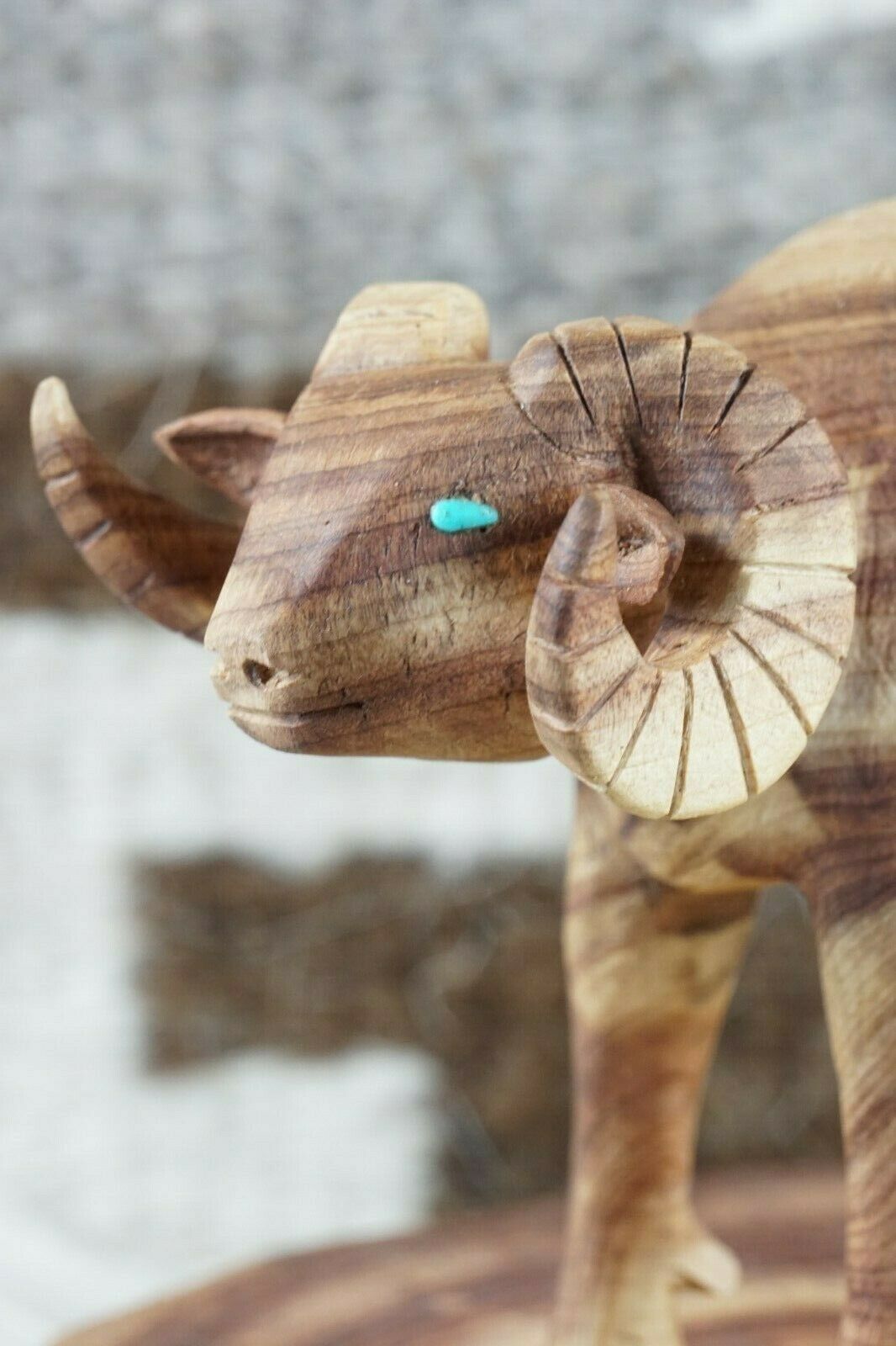 Ram Zuni Fetish Carving - Calvert Lamy - High Lonesome Trading