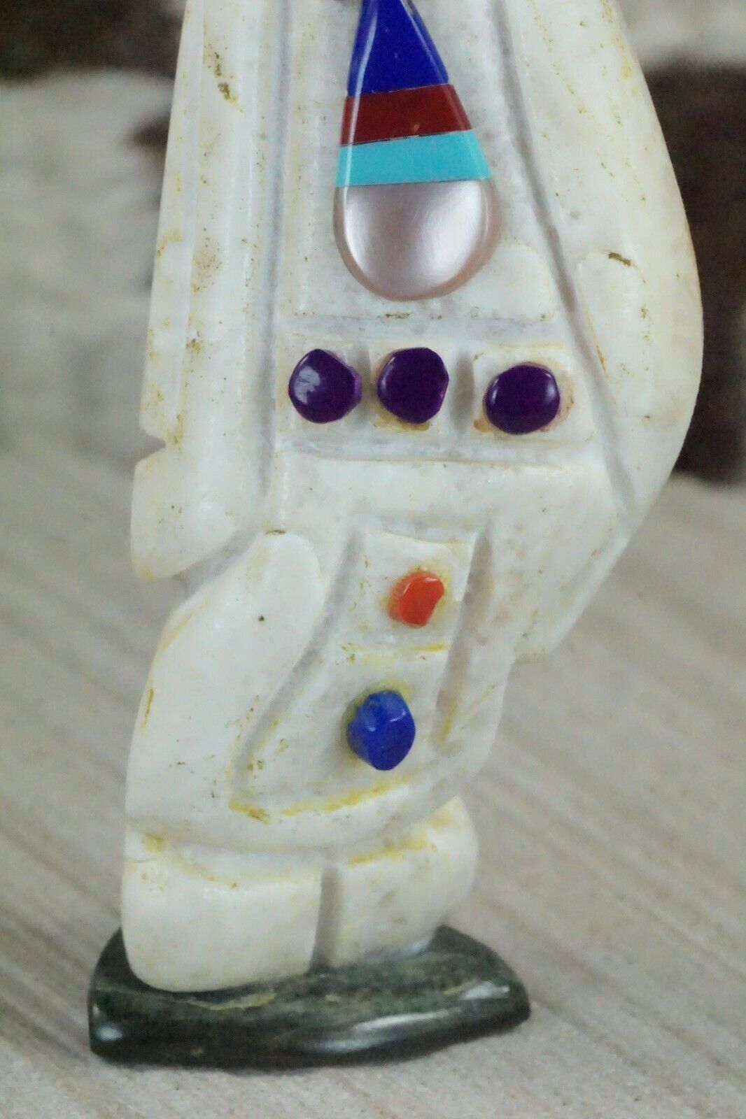 Corn Maiden Zuni Fetish Carving - Roger Shebola