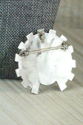 Zuni Multi Stone and Sterling Silver Pendant & Pin - Verdel Niiha - High Lonesome Trading